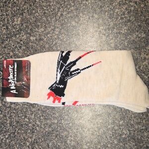 Bioworld Black and Red A Nightmare on Elm Street Socks